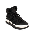 Men's Nubuck Union High-Top Sneakers // Black (US: 5)