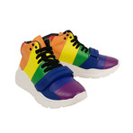 Men's 'Regis' Stripe High-Top Sneakers // Multicolor (US: 5)