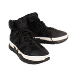 Men's Nubuck Union High-Top Sneakers // Black (US: 7)