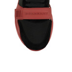 Men's 'Regis' High-Top Sneakers // Black + Red (US: 8.5)