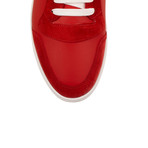 Men's Leather 'Reeth' High-Top Sneakers // Red (US: 7)