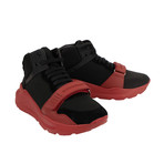 Men's 'Regis' High-Top Sneakers // Black + Red (US: 8)