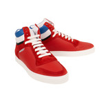 Men's Leather 'Reeth' High-Top Sneakers // Red (US: 9)