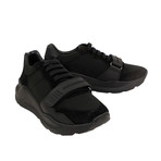 Men's Suede Neoprene + Leather Sneakers // Black (US: 6)