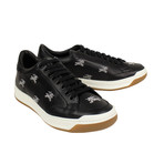 Women's 'Timsbury' Knight Embroidered Sneakers // Black (US: 7.5)