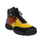 Men's Leather + Suede Tor Boots // Yellow + Orange (US: 5)