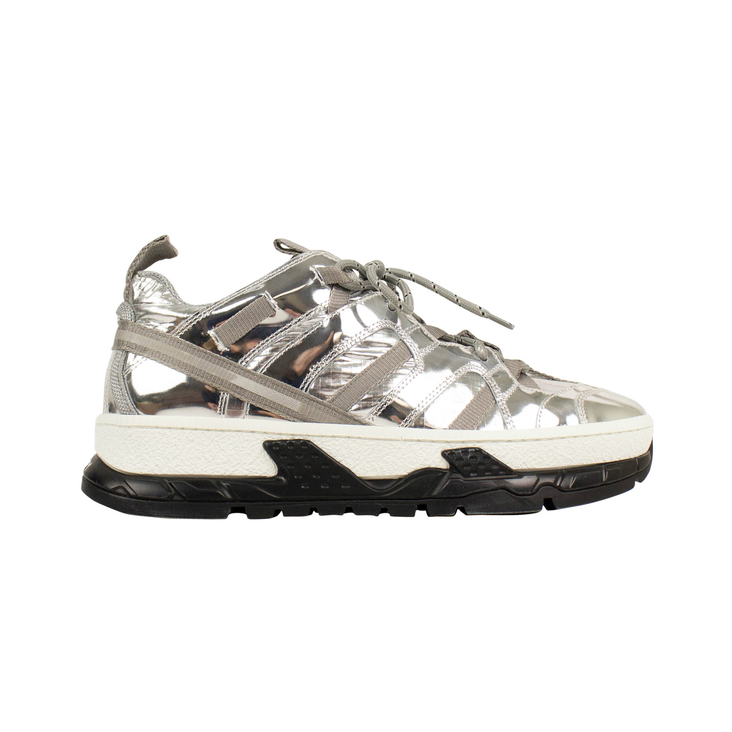 burberry sneakers womens silver