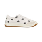Men's 'Timsbury' Knight Embroidered Sneakers // White (US: 9)