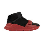 Men's 'Regis' High-Top Sneakers // Black + Red (US: 7.5)