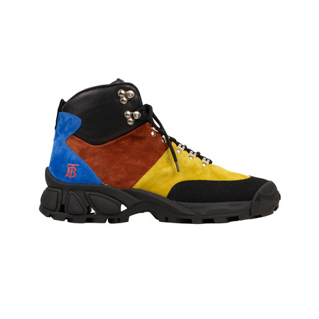 Men's Leather + Suede Tor Boots // Yellow + Orange (US: 5)