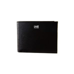 Textured Bi-Fold Wallet // Brown