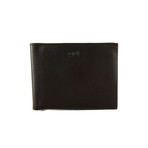 Smooth Money-Clip Bi-Fold Wallet // Brown