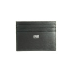 Textured Cardholder Wallet // Gray
