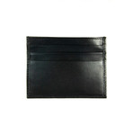 Stainless Logo Cardholder Wallet // Black