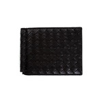 Bottega Veneta // Woven Leather Wallet // Brown