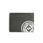 Fendi // Stamped Cardholder Wallet // Gray