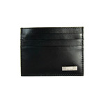 Stainless Logo Cardholder Wallet // Black