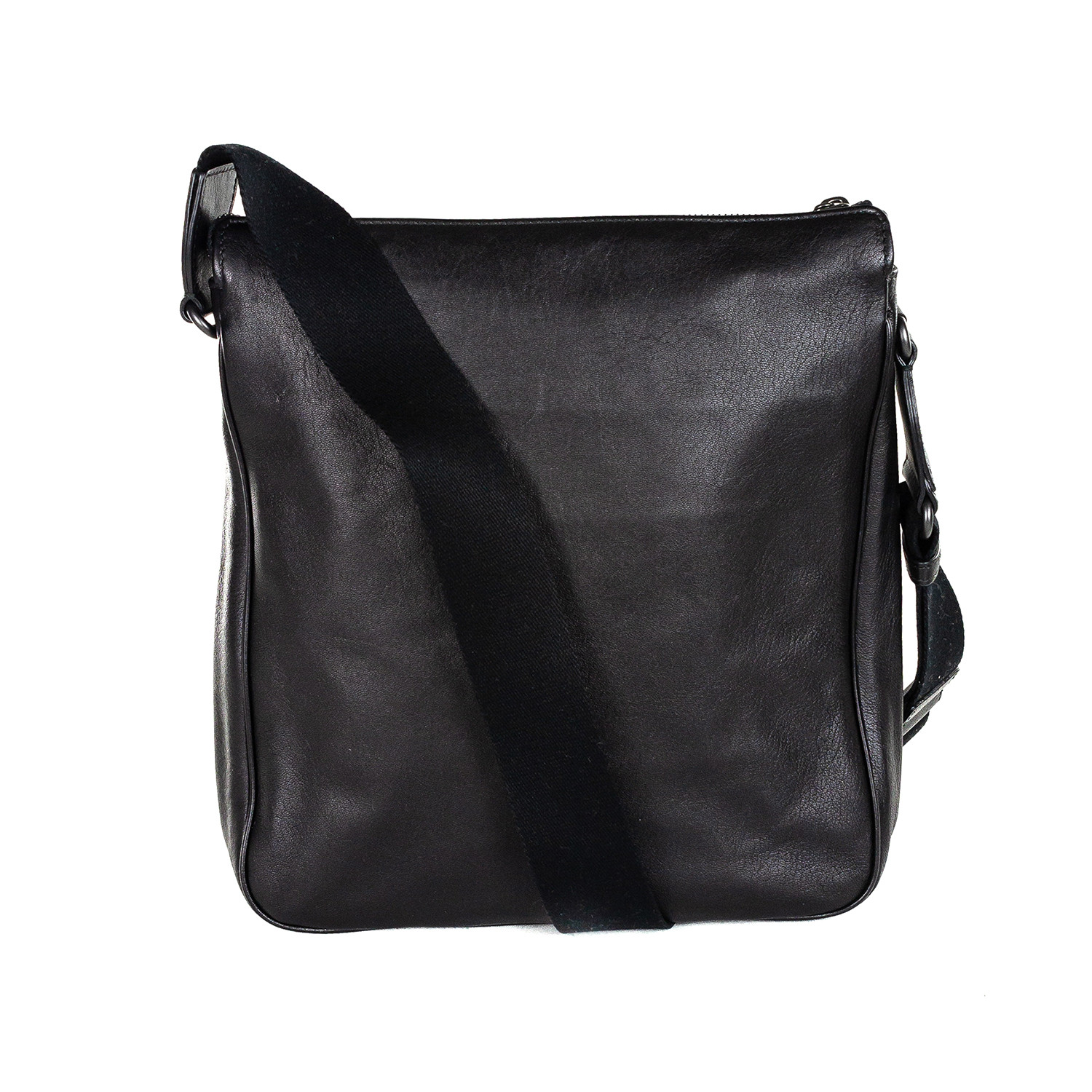 Bottega Veneta // Woven Front Panel Side Bag // Black - Designer Bags ...