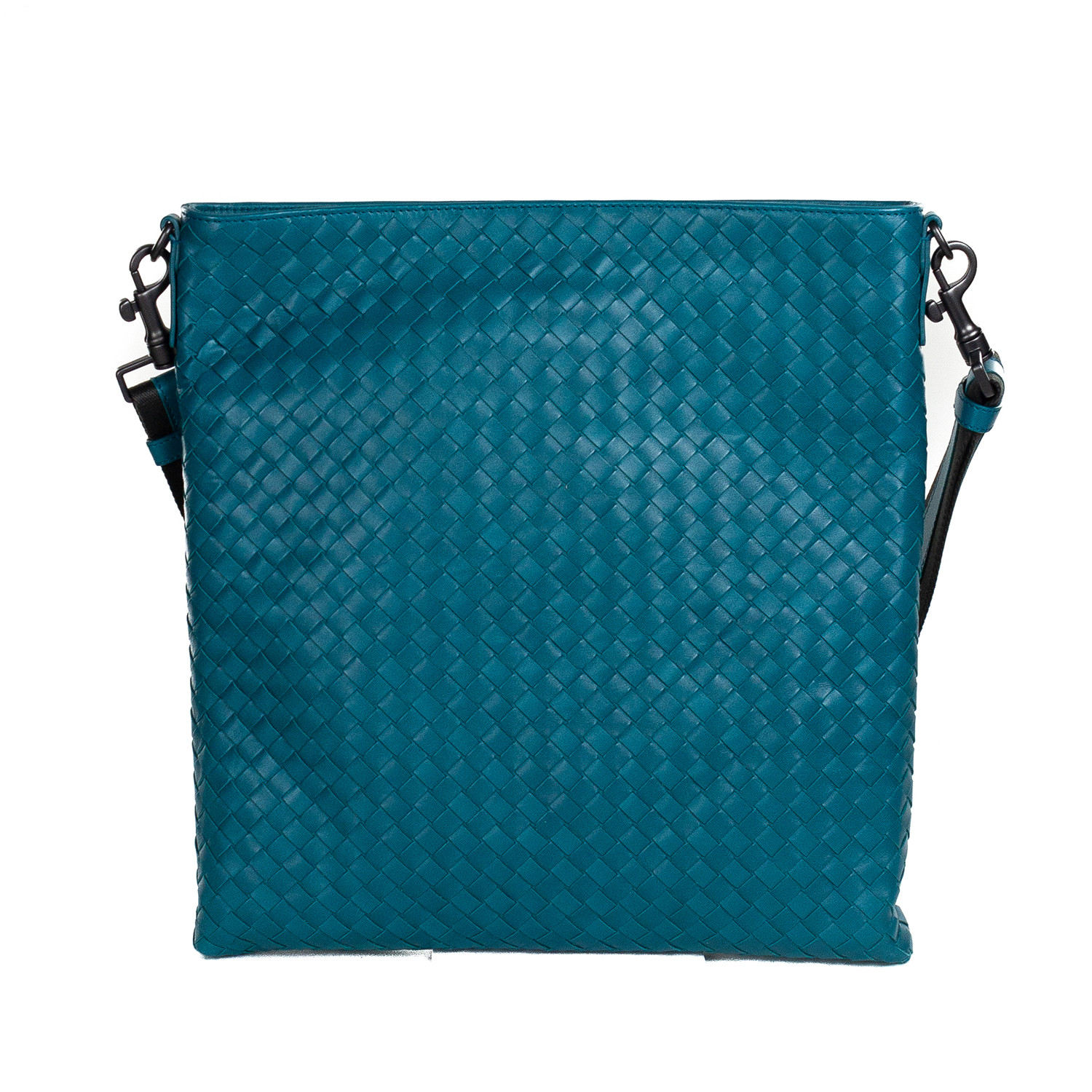 Bottega Veneta // Woven Leather Handbag // Blue - Designer Bags