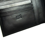 Cavalli Class // Stainless Logo Bi-Fold Wallet // Black