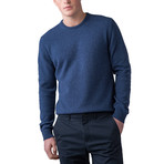 Cashmere Crew Neck Sweater // Bluewash (2XL)