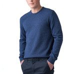 Cashmere Crew Neck Sweater // Bluewash (S)
