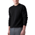 Cashmere Crew Neck Sweater // Black (M)