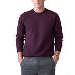 Cashmere Crew Neck Sweater // Cabernet (2XL)