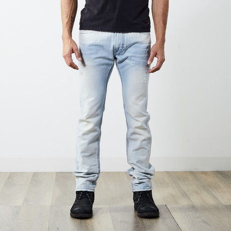 Thavar Slim Skinny Jeans // Light Blue // 32" Inseam (26WX32L)
