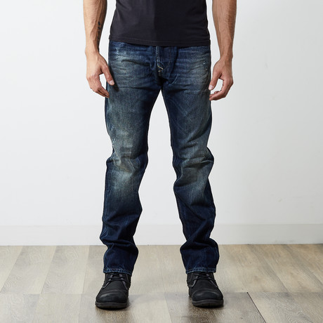 Darron Reg Slim Tapered Jeans // Dark Blue // 32" Inseam (26WX32L)