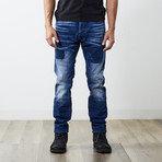 Tepphar I Slim Carrot Jeans // Blue // 32" Inseam (31WX32L)