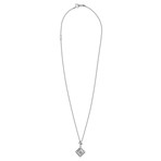 Nina Ricci 18k White Gold Diamond Pendant // Pre-Owned