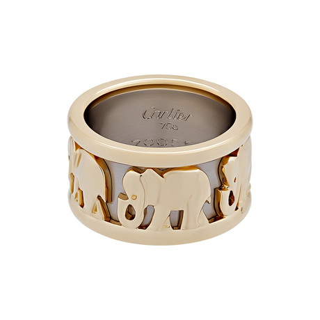 Cartier 18k Two-Tone Gold Elephant Ring // Ring Size: 5.25 // Pre-Owned