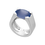 Cartier 18k White Gold Chalcedony Ring // Ring Size: 6.75 // Pre-Owned