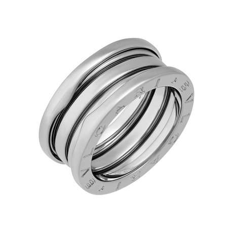 Bulgari 18k White Gold B.Zero 3 Band Ring // Pre-Owned (Ring Size: 5.75)