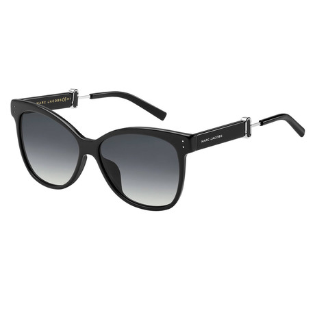 Marc Jacobs // Unisex Rectangular Sunglasses // Black + Gray