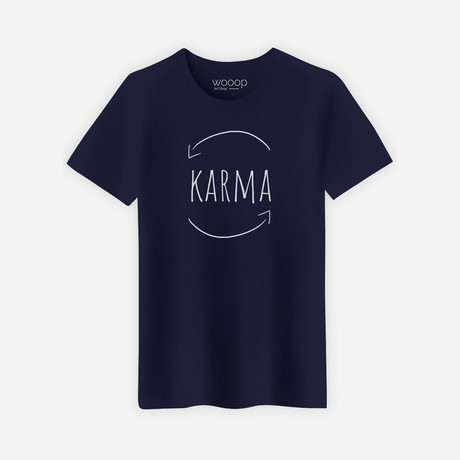 Karma T-Shirt // Navy (Small)
