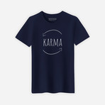 Karma T-Shirt // Navy (Medium)