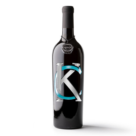 Kansas City Logo Etched Wine