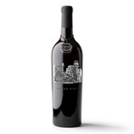 Kansas City Skyline Etched Wine