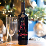 Merry Christmas 2019 Etched Wine