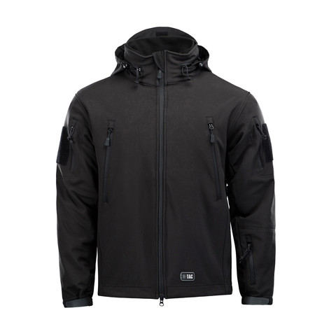 2 In 1 Softshell Jacket + Fleece Layer Jacket // Black (2XL)