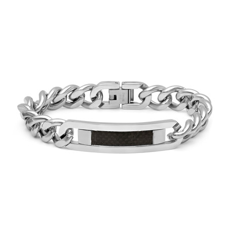 Stainless Steel Link Bracelet // Silver