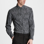 Fulton Sport Shirt // Black + White (S)