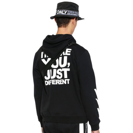 I'm Like You, Just Different Hoodie // Black (L)