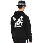 I'm Like You, Just Different Hoodie // Black (L)