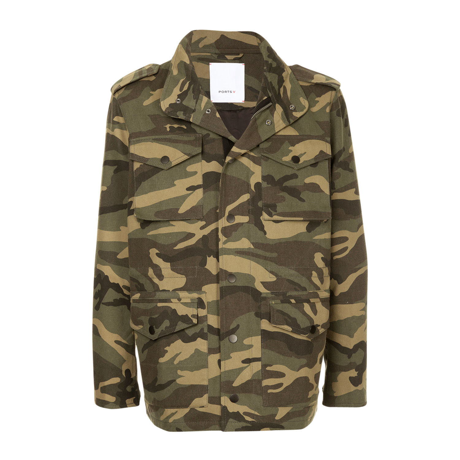 Camouflage Safari Jacket // Multicolor (L) - PORTS V - Touch of Modern
