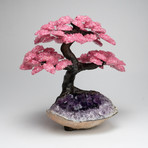 The Love Tree III // Custom Designed // Genuine Rose Quartz + Amethyst Matrix
