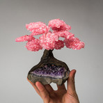 The Love Tree // Genuine Rose Quartz Tree + Amethyst Matrix // Large