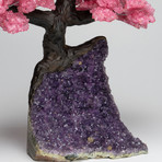 The Love Tree II // Custom Designed // Genuine Rose Quartz + Amethyst Matrix